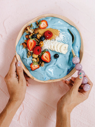 Blue smoothie bowl av @elsaswholesomelife