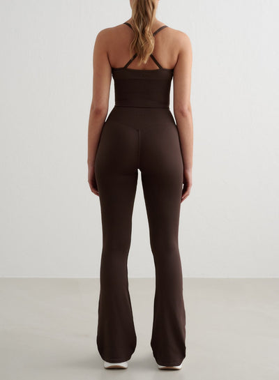 Chocolate Shape Seamless Flare Petite Tights