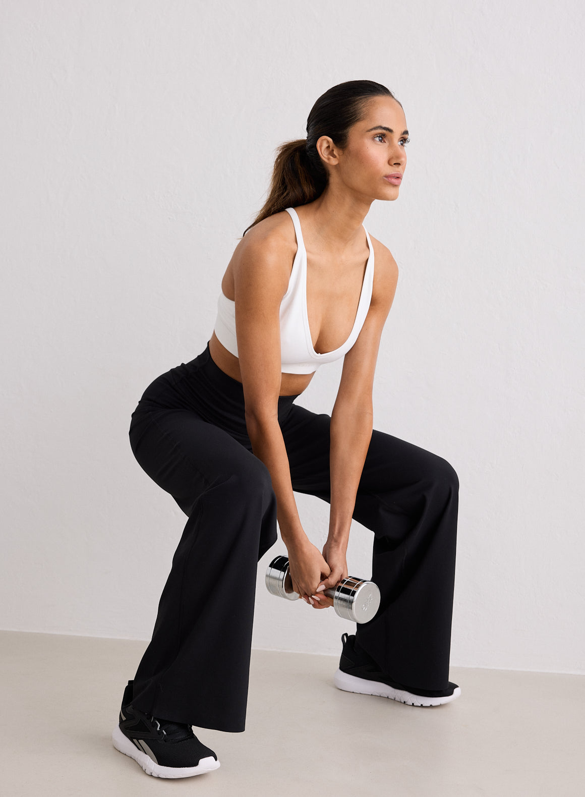 Black Sense Straight Leg Tights – aim'n
